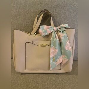 STEVE MADDEN SATCHEL HANDBAG AND CLUTCH